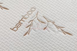   Steppeletlen Bamboo matrachuzat három oldalán cipzárral 80x200