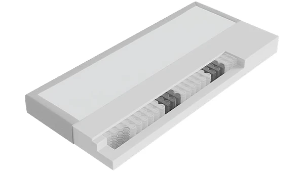 Nordstar One-S 5 zónás táskarugós matrac kárpit szövettel